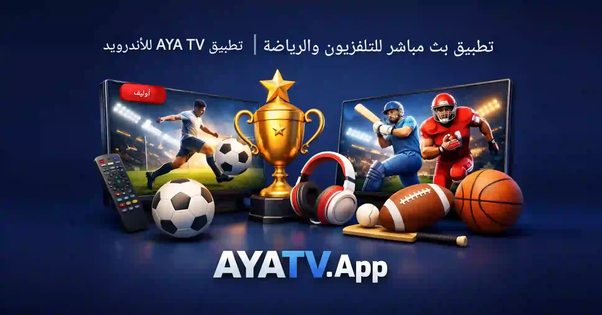تطبيق AYA TV للأندرويد | بث مباشر للقنوات التلفزيونية والرياضية